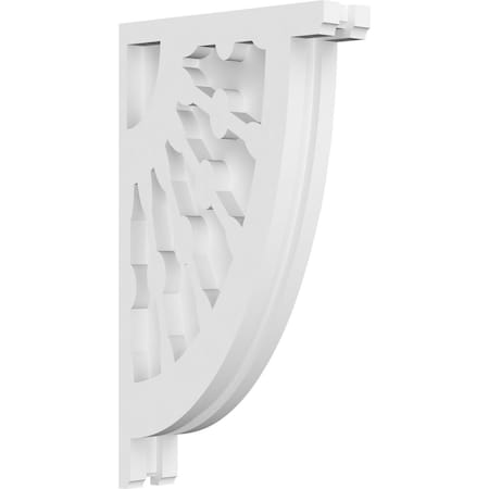Ekena Millwork Classic Wagon Wheel Architectural Grade PVC Corbel, 1 7/8"W X 7 1/2"D X 13"H CORP01X07X13CW